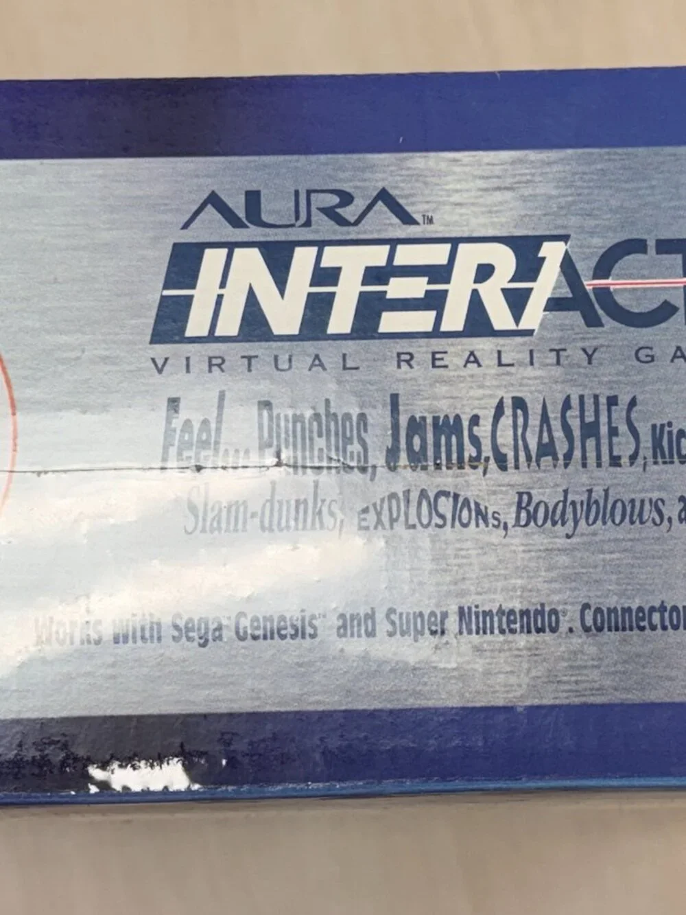 AURA Interactor Virtual Reality Game Wear SEALED NEW Sega Genesis SNES